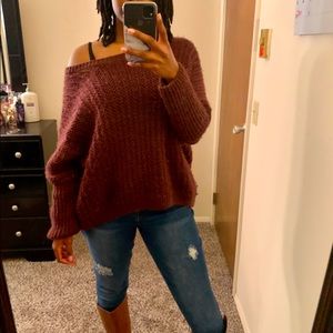 COPY - 🦋Charlotte Russe Burgundy Sweater